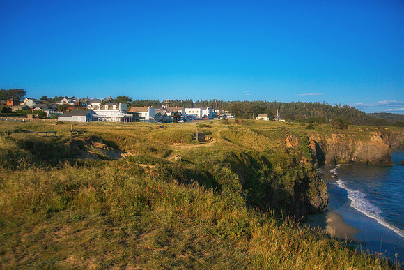 Mendocino town